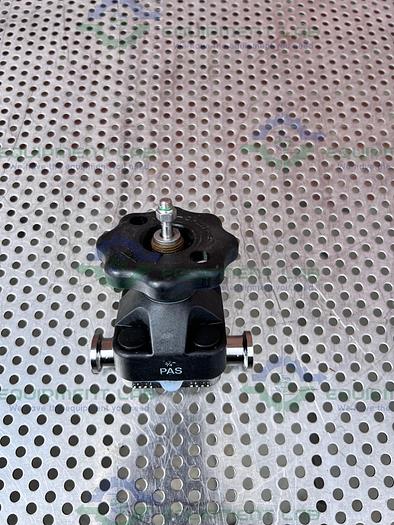 Used ITT Pure Flo  .75-316L-RA25MAX-CWP150 Diaphragm Valve w/ 3/4" Sanitary Fitting