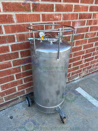 Used Alloy Products  120 Liter Stainless Steel Pressure Vessel 95 PSI