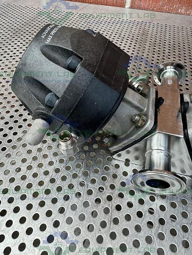 Used 2 ITT Pure Flo Advantage 3 - Way Diaphragm Valve w/ 1" Sanitary Fitting
