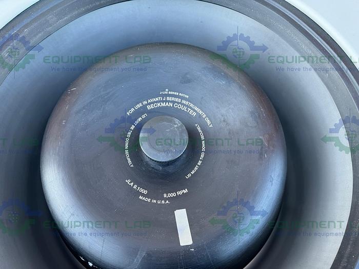 Used Beckman Avanti J-E Refrigerated High-Speed Floor Centrifuge w/ JLA-9.100 Rotor