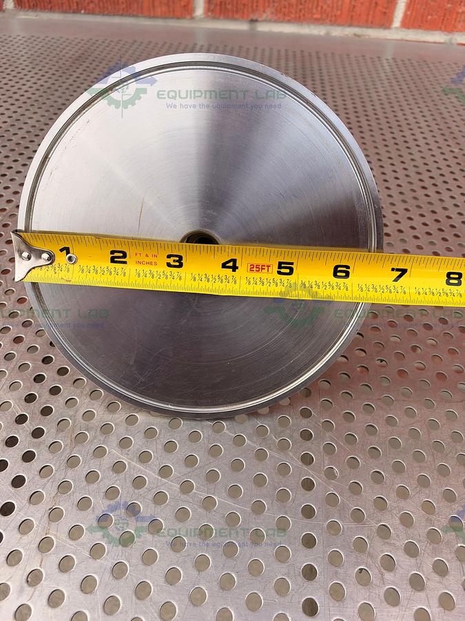 Used HFS EXA-LID-6-NPT0102 Stainless Steel Spray Ball w/ 6" Sanitary Fitting