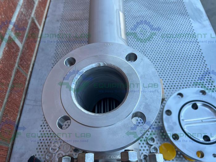 Allegheny Bradford 316L Stainless Steel U - Tube Style Heat Exchanger 10" x 92"