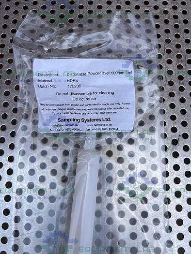 Lot of 2 - Sampling Systems 8060H-501 Disposable PowderThief Sampler 500mm 1mL