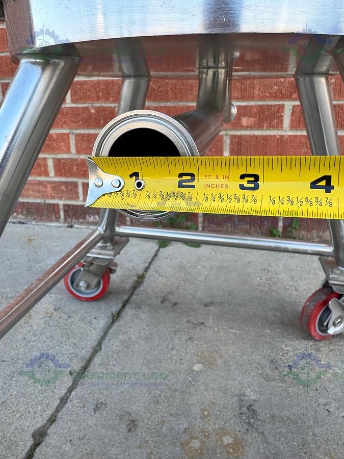 Used Allegheny Bradford 140L SS 316L Code 7 Multi Cartridge Filter Housing FV 150 PSI