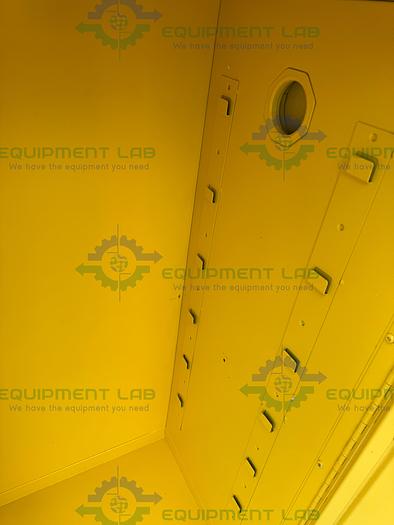 Used Securall 16 Gallon Flammable Liquid Storage Cabinet w/ Soft Close Door, Key