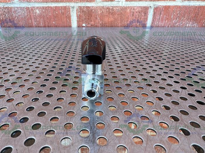 Used Lot of 2 - Swagelok SS-43M4 Stainless Steel Ball Valve 3000 PSI