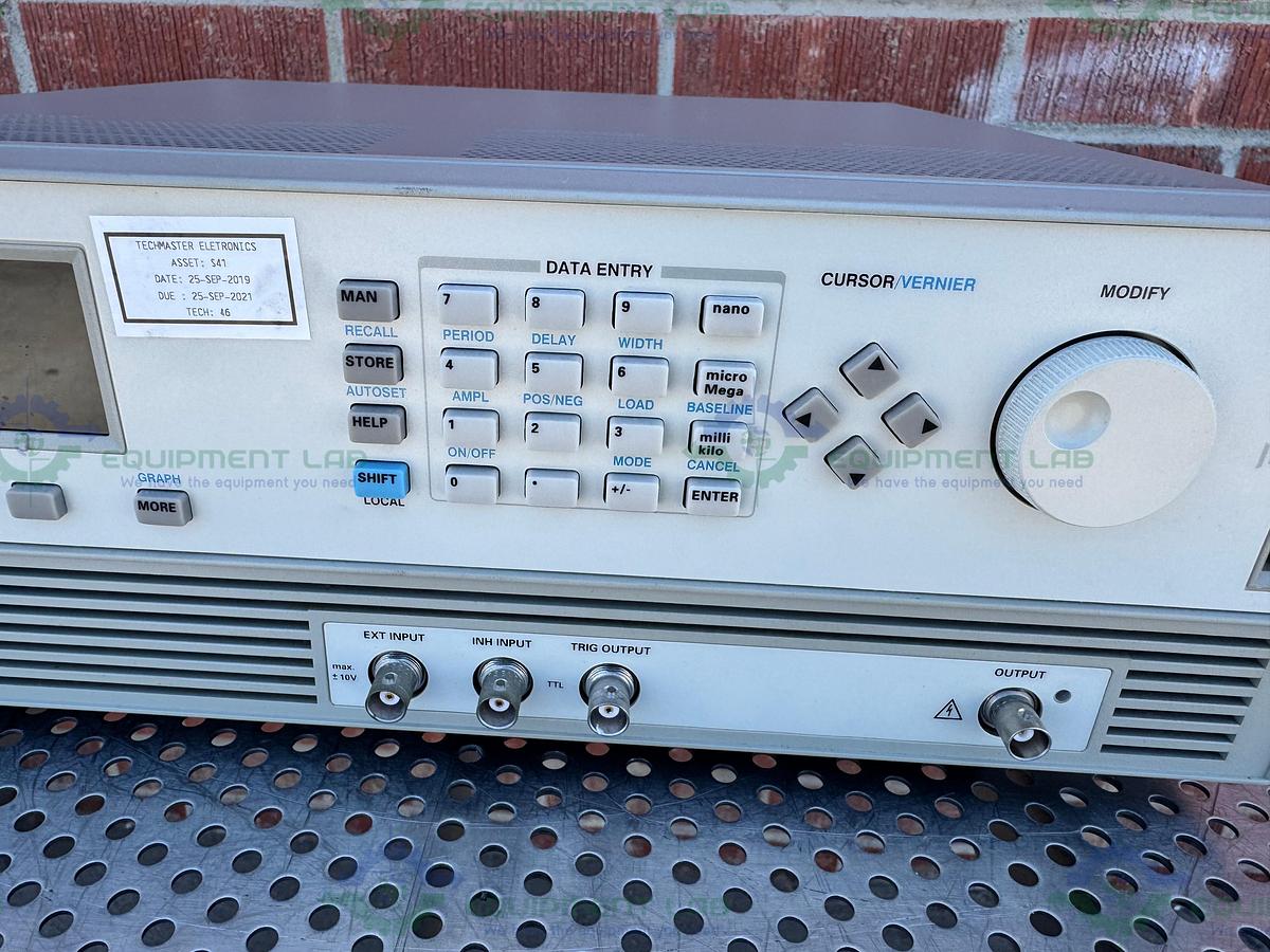 Used Agilent / HP Hewlett Packard 8114A High Power Pulse Generator 100V / 2A
