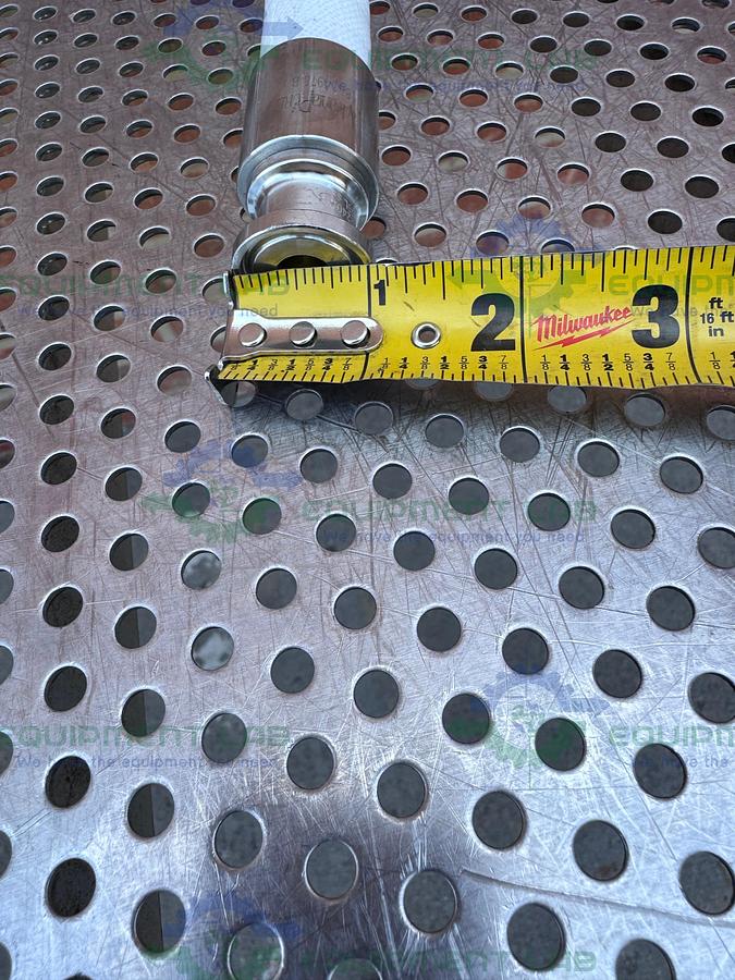 Used Advanta Pure APSM-P-0500 55" Silicone Hose w/ 1/2 " Sanitary Fitting