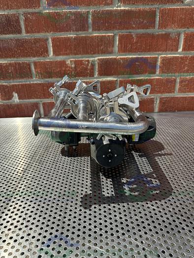 Used 4 ITT Pure Flo Advantage Stainless Steel Diaphragm Valve w/ 1" Sanitary Fitting