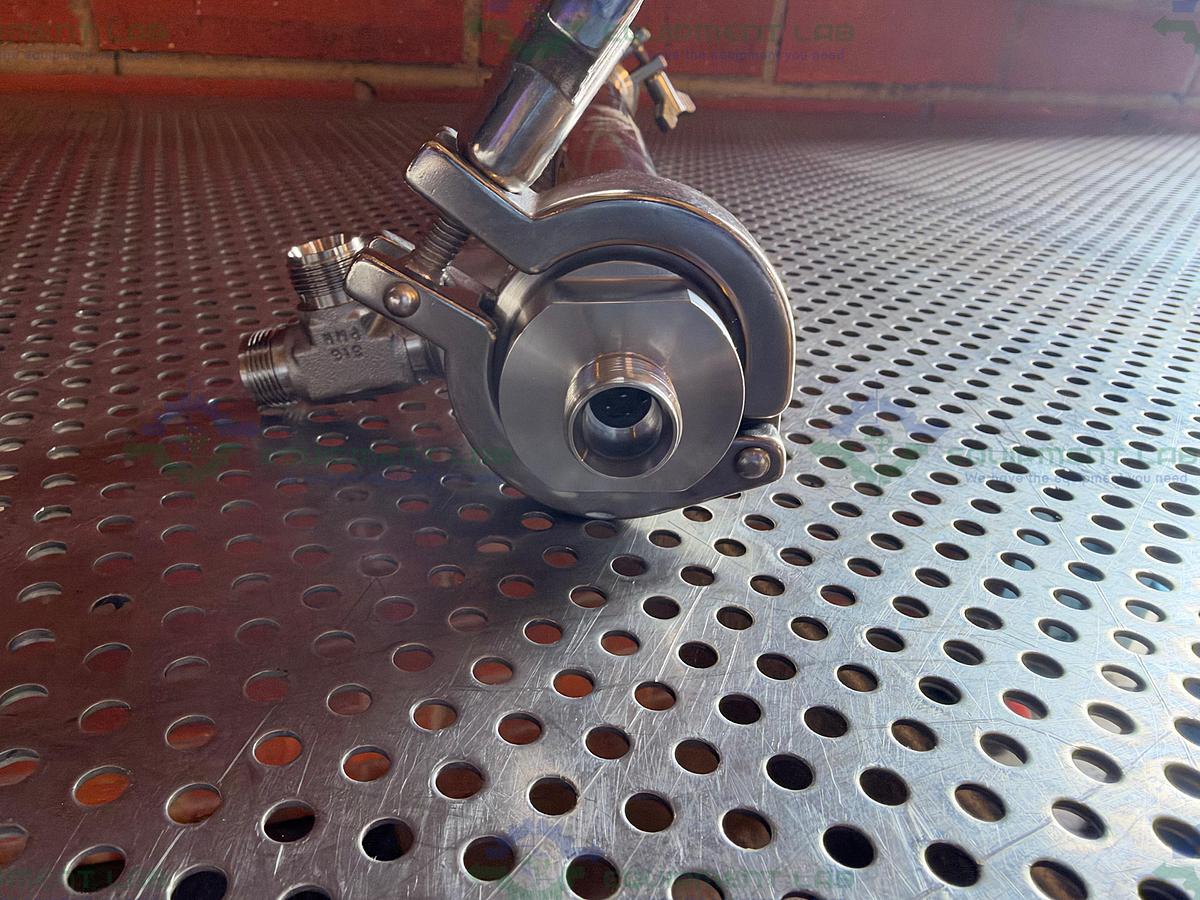 Used Exergy 01095-3 Stainless Steel Shell and Tube Heat Exchanger 2.83 ft cubed