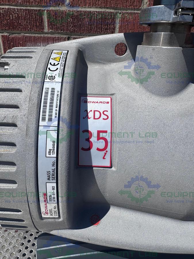 Used Boc Edwards  XDS 35i Dry Scroll Vacuum Pump 100-240V w/ Varian Hepa Filter