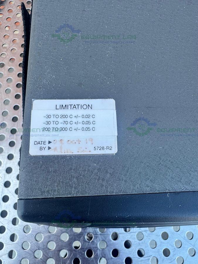 Used Hart Scientific Chub-E4 1529-R Thermometer w/ Secondary Reference PRT Probe