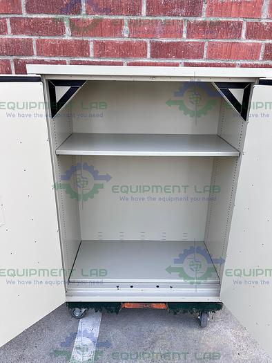 Used FireKing FL2013122041 44" High Two Door, 2 Shelf Fire Resistant Storage Cabinet
