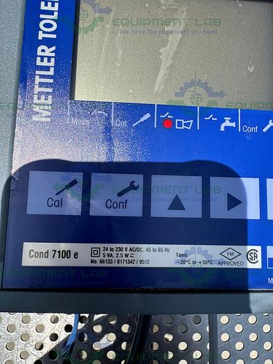 Used Mettler Toledo Cond 7100 e Conductivity Transmitter 24 to 230V