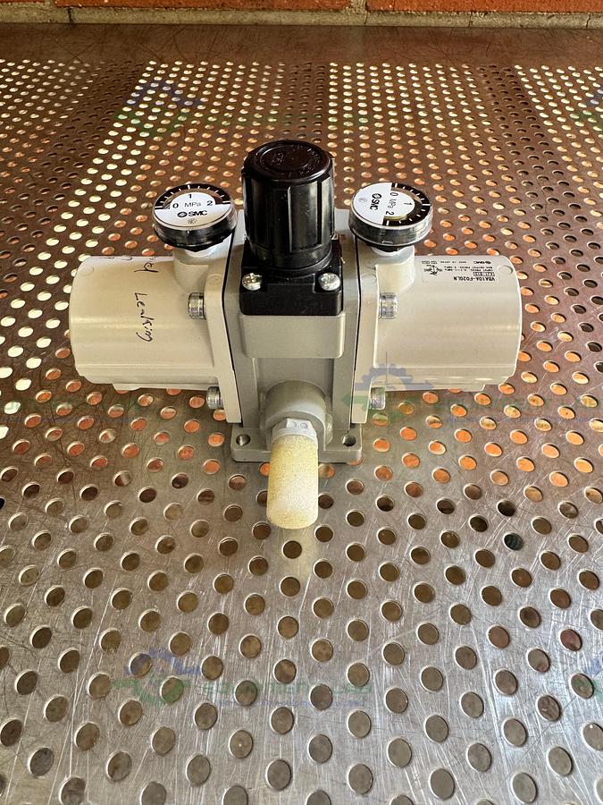 Used SMC VBA10A-F02GLN Booster Regulator  0.1-1.0 MPa