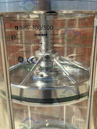 Used Cytiva / GE / Pharmacia BPG 300 / 500 Chromatography Column 34 L