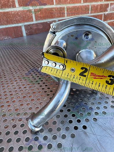 Used Allegheny Bradford 6.2 Liter Stainless Steel Filter Housing 150 PSIG