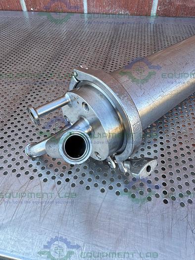 Used Allegheny Bradford 6.2 Liter Stainless Steel Filter Housing 150 PSIG