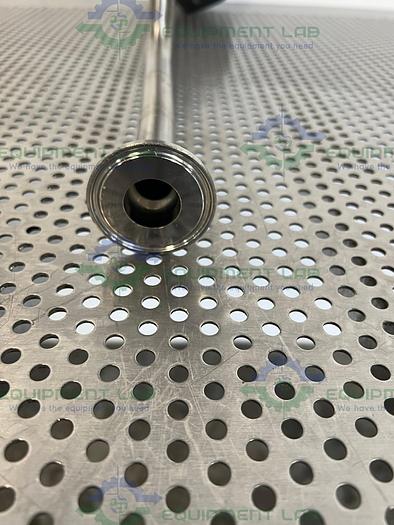 Used 2 ITT Pure-Flo A208 Diaphragm Valves 90PSI w/ 3/4" and 1" Sanitary Fittings