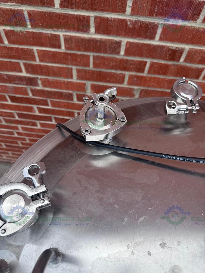 Used Feldmeier 1000 Liter Stainless Steel Jacketed Reactor 50 FV PSI w/ 0.5 HP Motor