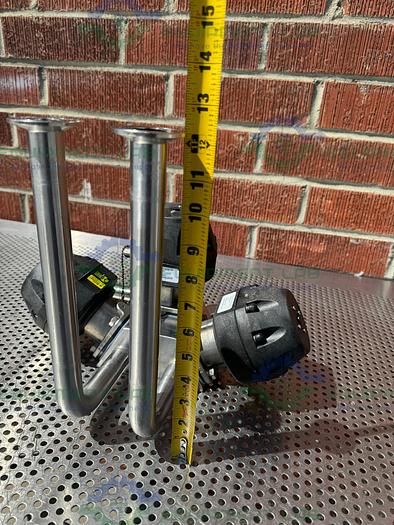 Used 3 ITT Pure Flo Advantage Stainless Steel Diaphragm Valve w/ 1" Sanitary Fittings