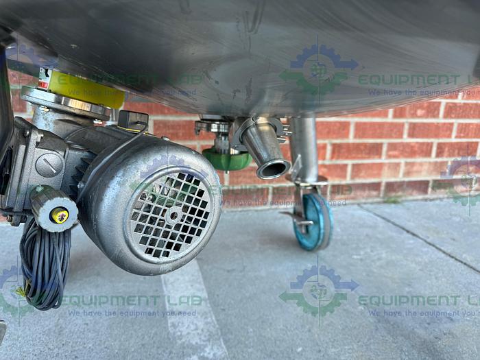 Used Feldmeier Equipment 450 Liter Stainless Steel Jacketed Reactor 120 FV PSI