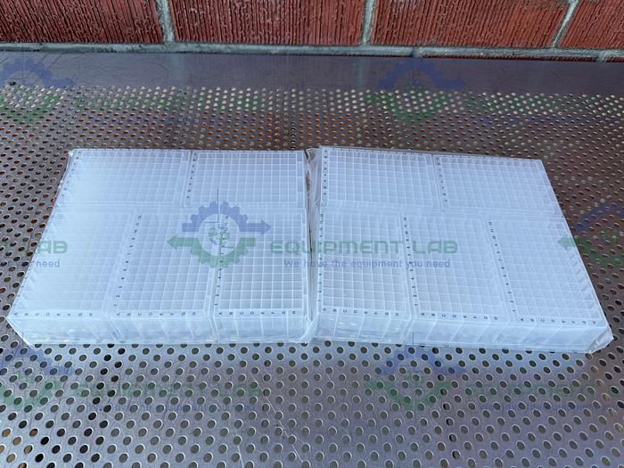 Lot of 100 - VWR  76329-996 Deep Well Plate 2.2 mL Square Well, V-Bottom, Natural