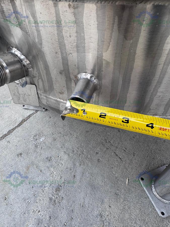 Used Feldmeier 1000 Liter Stainless Steel Jacketed Reactor 50 FV PSI w/ 0.5 HP Motor