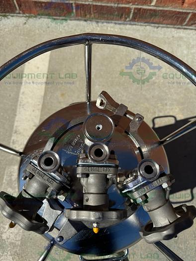 Used Alloy Products  10 Liter Stainless Steel Process / Pressure Vessel 40 PSI