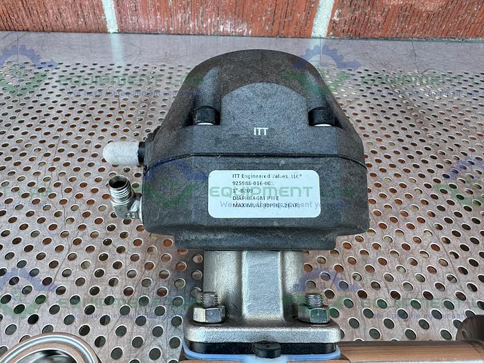 Used ITT Pure Flo Advantage 4 - Way Diaphragm Valve w/ 1" Sanitary Fitting