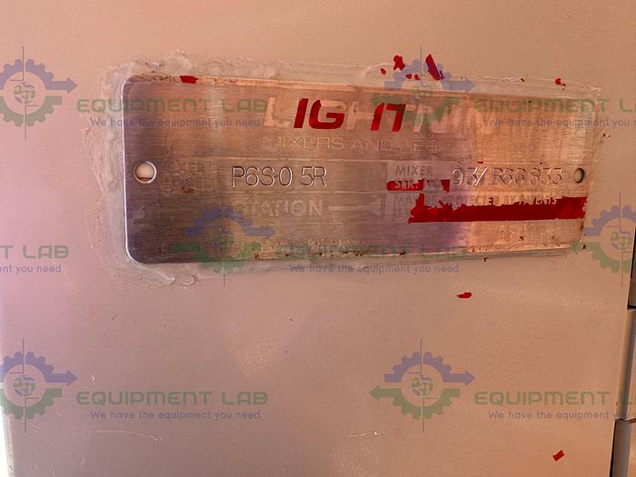 Used Precision 250 Liter Stainless Steel Jacketed Reactor 45 PSI w/ Lightnin Mixer.