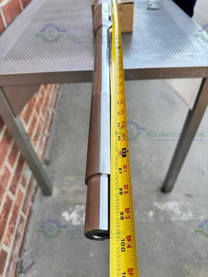 SPX Stainless Steel Mixing Tank Impeller 100" x 14" x 1.5" w/ Flange Fitting