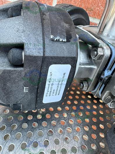 Used 5 ITT Pure Flo Advantage Stainless Steel Diaphragm Valve w/ 1" Sanitary Fitting