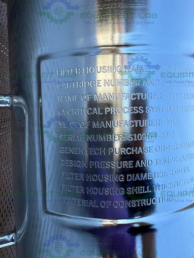 Alloy 9" Stainless Steel Cartridge Filter Housing 150 PSI @ 300 °F