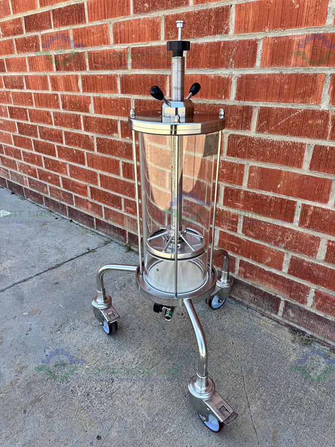 Used Cytiva / GE / Pharmacia BPG / Schott 200 / 500 Chromatography Column