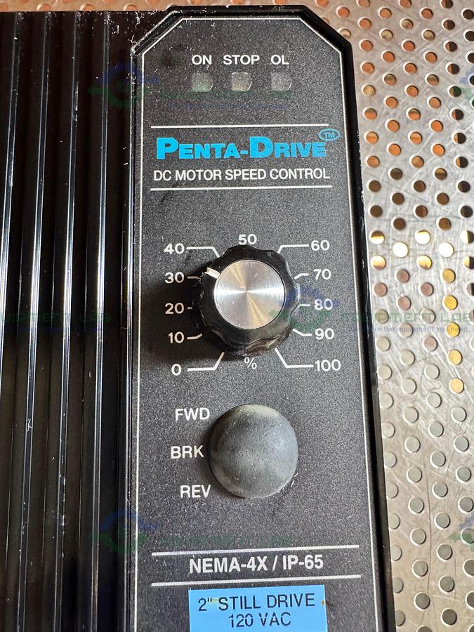 Used Bodine 33A3BEPM Gear Motor 1/12 HP w/KB Electronics KBPC-240D Controller