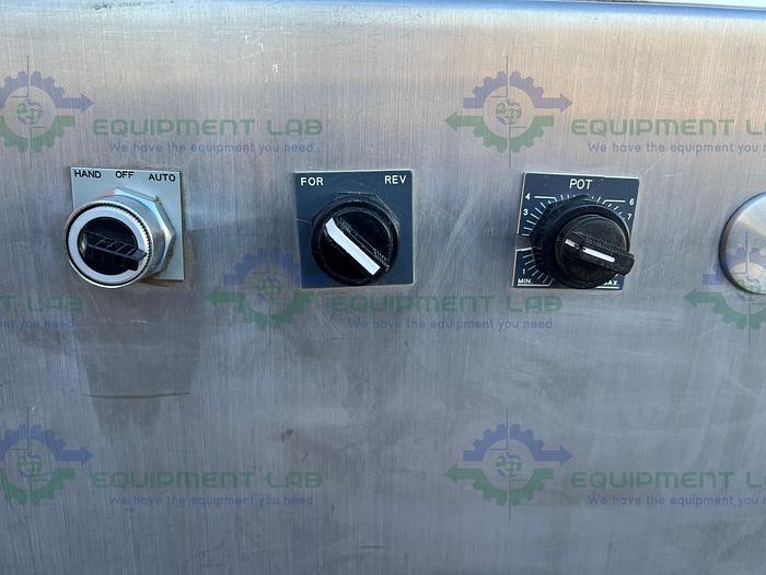 Used Waukesha Cherry Burrell  130 Rotary Lobe Pump w/ Stainless 7.5 HP Motor