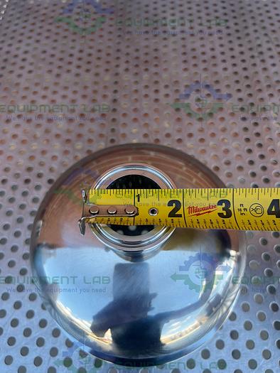 Used Stainless Steel  Cylindrical Reducer 1 1/2" to 6 1/2" Sanitary Fittings