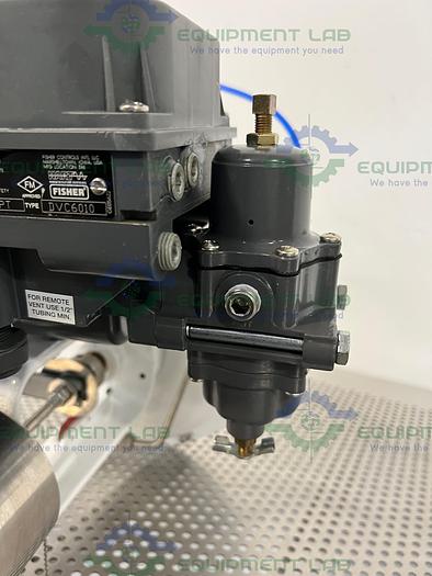 Used Fisher Baumann 84161SA Sanitary Control Valve CV17 w/ Fisher Valve Positioner