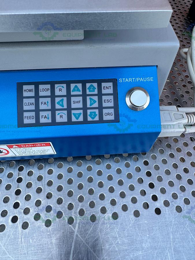 Used TECHON TSR2201 Dispensing Robot 3-axis 200mm X 200 mm