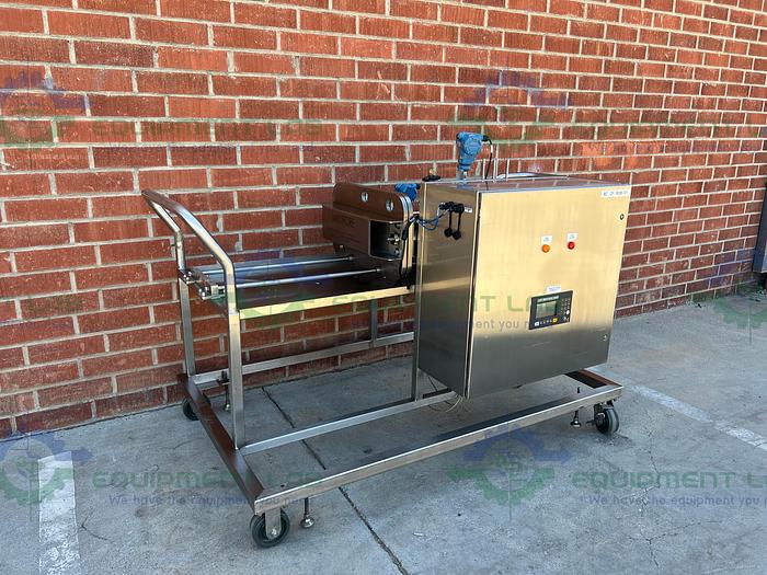 Used Millipore MPODPILOT CP2EA8875 Filter Press Skid w/ E & H Promass P Flowmeter