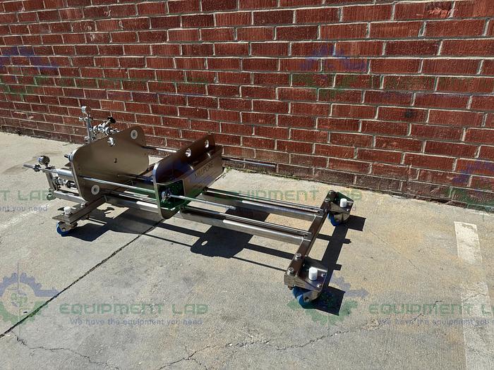 Used Millipore MPODSYS1B CP8PA5001A Filter Press w/ Enerpac P142 Hydraulic Hand Pump