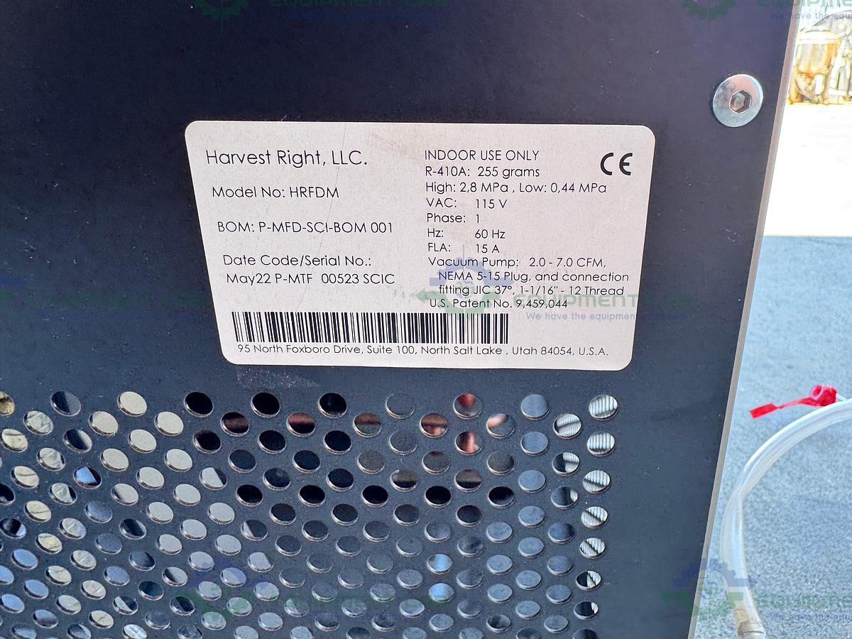 Used Harvest Right HRFDM Benchtop Freeze Dryer / Lyophilizer w/ Pump 3/4 HP