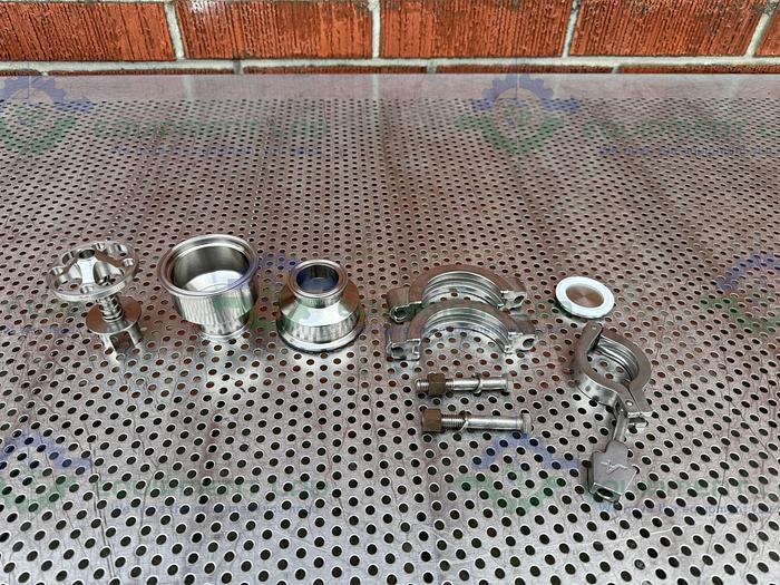 Used Pick Heaters  Stainless Steel Check Valve w/ 1.5" Sanitary Fitting