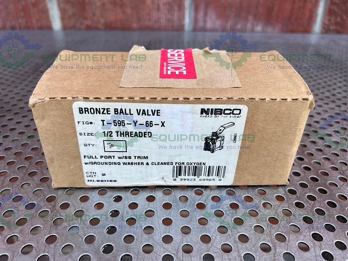 Nibco  T-595-Y-66-X Bronze Ball Valve 1/2" Threaded