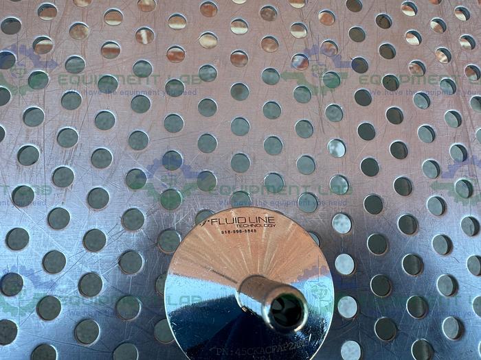 Used Stainless Steel  Sanitary 5/16" Hose Fitting To 1/4" Sanitary Fitting