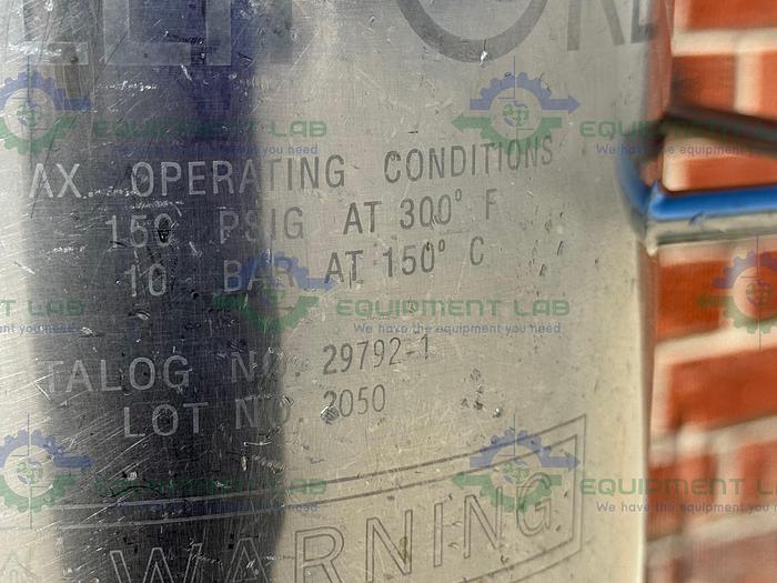 Used Allegheny /Millipore Stainless Steel Double Cartridge Filter Housing Skid 9" &4"