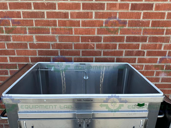 Used ConeCraft / Sartorius Stainless Steel 500 L Flexel 3D System Assembly Palletank