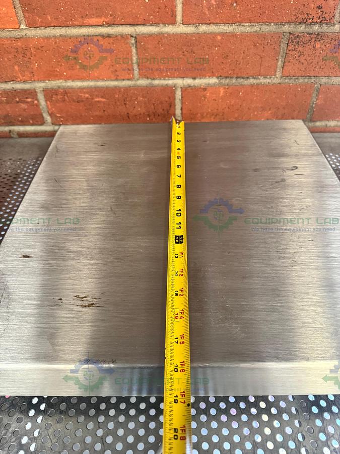 Used Minebea Intec CAPS1U-100EE-LU Stainless Steel Scale 18x18 w/ CAIS1-U, 130LBS