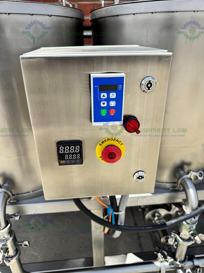 Used Stainless Steel 3 Stage Tank Transfer System w/ 1 HP Pump, VFD